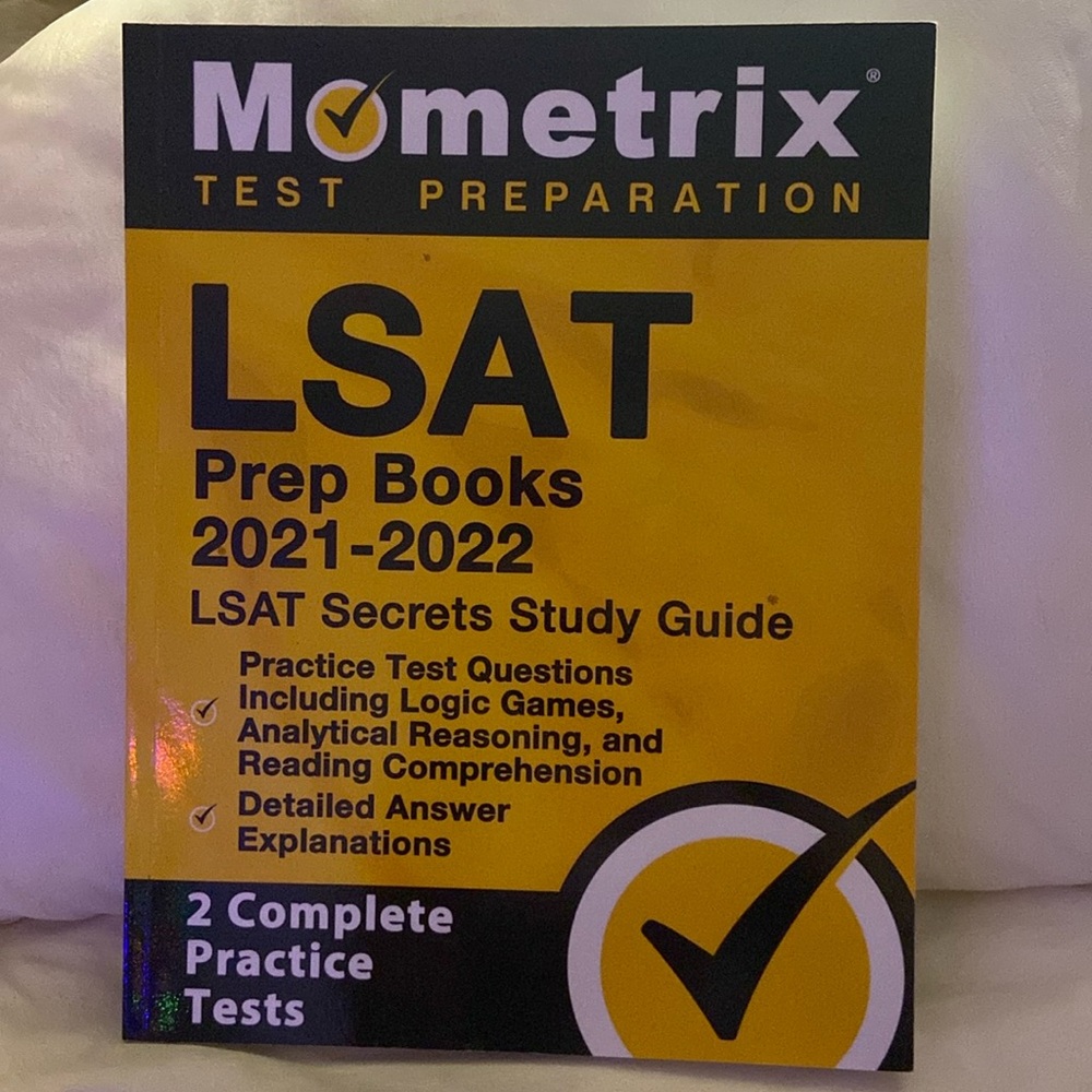 Get extra prepared before
Taking LSAT. Good condition just some highlights.
